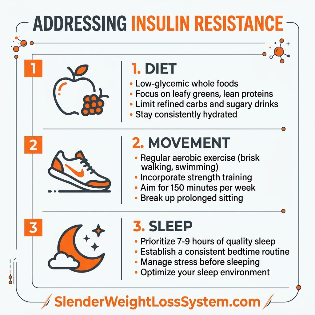 Insulin Resistance and Metabolic Balance Infographic