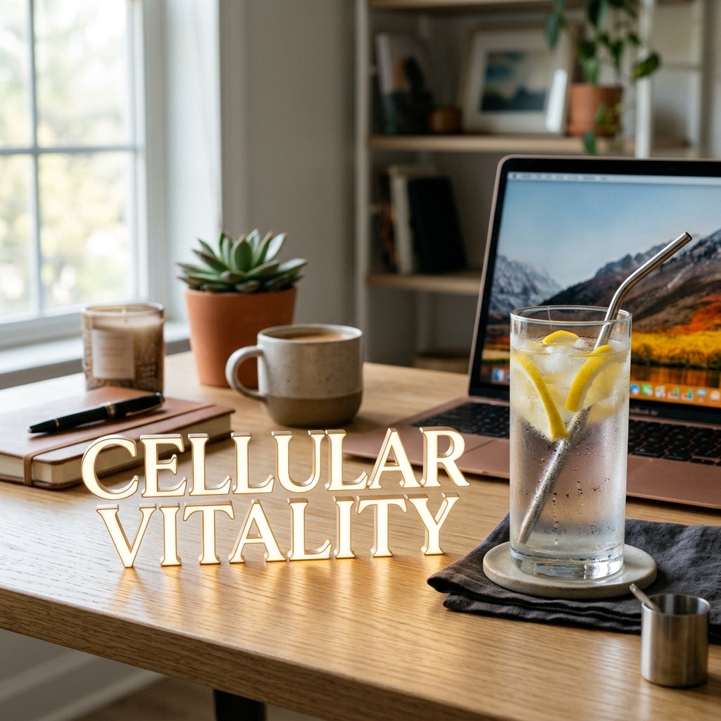 Cellular Vitality Typography